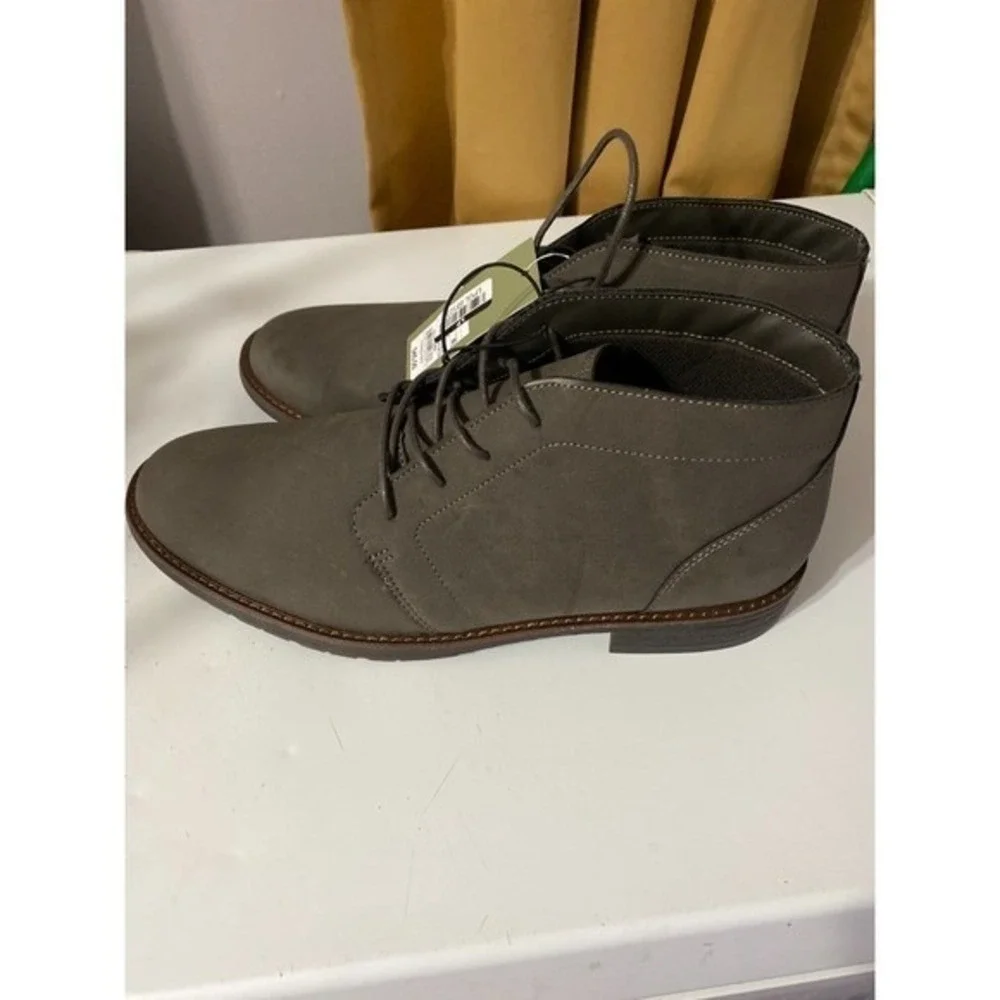 Men's Jerad Chukka Boots by Goodfellow & Co Gray Size 12‎ New With Tags